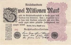 2 Millionen Mark 1923 ro.103a PG